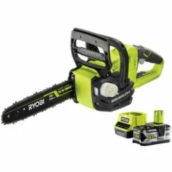 Tronçonneuse Brushless RYOBI 18V OnePlus Moteur - 1 Batterie 5.0 Ah - 1 Chargeur RCS18X3050F