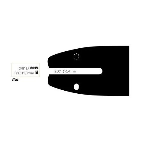 ADAPTABLE Guide Chaine Tronçonneuse Husqvarna 35cm 3/8 Lp .050(1,3mm).