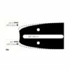 ADAPTABLE Guide Chaine Tronçonneuse Aeg 35cm 3/8 Lp .050 (1,3mm)