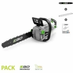 Tronconneuse Sans Fil Sur Batterie Lithium Ion Ego Power+ CS1400E Guide Chaine Oregon 35 Cm - Gris