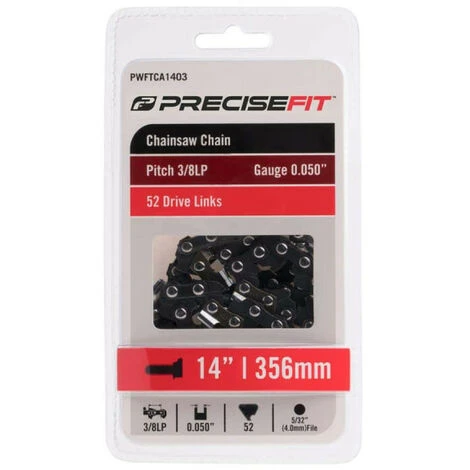 Chaîne De Tronçonneuse Universelle PRECISEFIT 35 Cm - 1,3mm - 52 Maillons PWFTCA1403