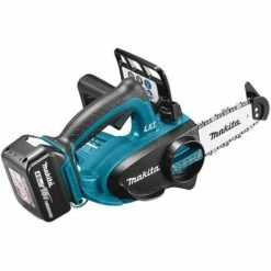 Makita DUC122RTE Tronçonneuse D'élagage à Batteries 18V Li-Ion (2x Batterie 5.0Ah) Dans Coffret - 115mm