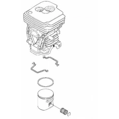 HUSQVARNA GROUP Cylindre Piston Tronçonneuse Husqvarna