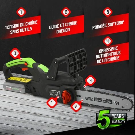 CONSTRUCTOR Tronçonneuse Sans Fil 20 V (sans Batterie) – Image 3