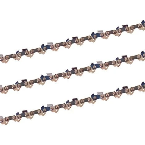 3 X Gardexx Chaîne De Scie Pour Dolmar Ps-35, 35cm - 3/8" - 1,3mm - 52 Tg