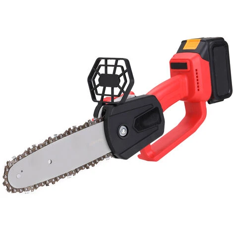 ASUPERMALL 21V Batterie Au Lithium Sans Fil Scie A Chaine Rechargeable Integree Scies A Bois Scie Electrique Portative Logging Exterieur Electrique Brushless Maison Scie A Chaine – Image 2