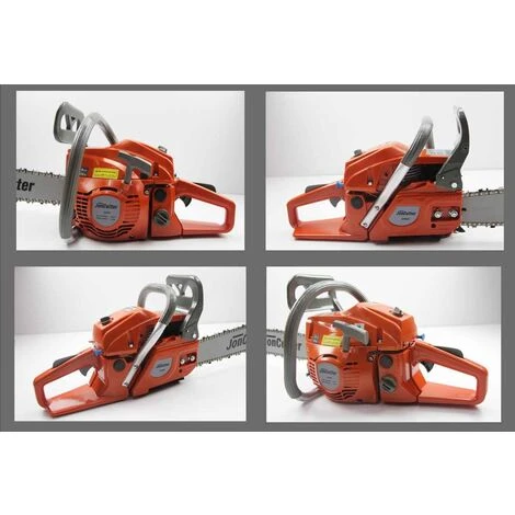 JARDIAFFAIRES Tronçonneuse Thermique G5800 55cc Guide 50cm De Coupe – Image 3