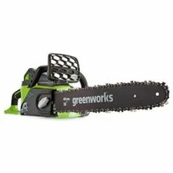 Greenworks Tools 20077UC Tronçonneuse Sans Fil Lithium-ion Avec 2 Batteries 2 Ah/chargeur 40 Cm 40 V