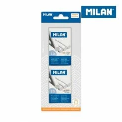 JARDIBRICODECO Blister 2 Boîtes 10 Craies Blanches Milan