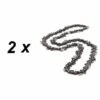 TIMBERPRO Lot De 2 Chaines 57 Maillons Pour Guide 16 Pouces (40 Cm) Tronçonneuse Thermique