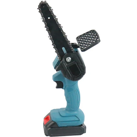 HAPPYSHOPPING Scie A Chaine Electrique De 6 Pouces, Scie D'elagage, Blue One Charge Et Une Charge Norme Europeenne - Blue One Charge Et Une Charge Norme Europeenne – Image 2