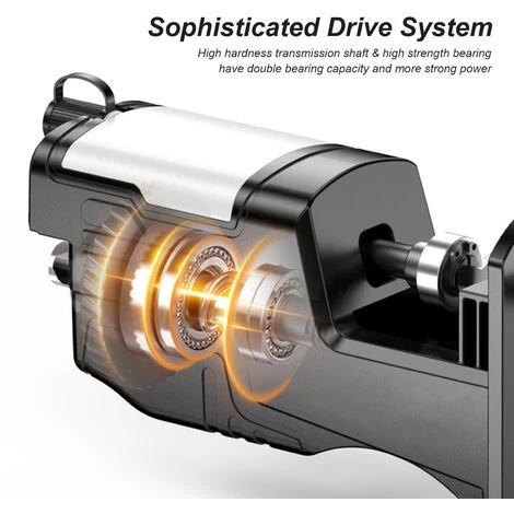 HAPPYSHOPPING Adaptateur Perceuse Electrique A Scie Alternative, Petite Scie Electrique Domestique, Adaptateur + 9 Lames De Scie - Adaptateur + 9 Lames De Scie – Image 4