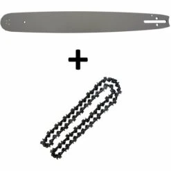 GT GARDEN Guide 18 Pouces (45 Cm) Avec Chaîne 72 Maillons Pour Tronçonneuse
