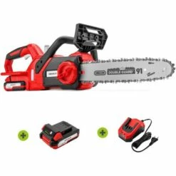 Tronçonneuse à Batterie Au Lithium 20V, épée Oregon 304mm, Chargeur + Batterie Inclus, Vitesse 5m/s - Greencut GS200L