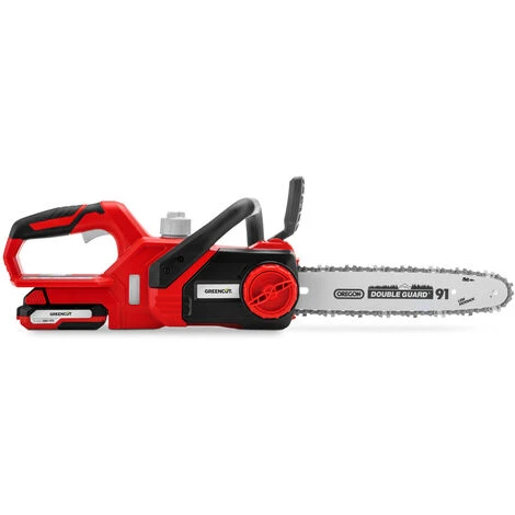 Tronçonneuse à Batterie Au Lithium 20V, épée Oregon 304mm, Chargeur + Batterie Inclus, Vitesse 5m/s - Greencut GS200L – Image 2