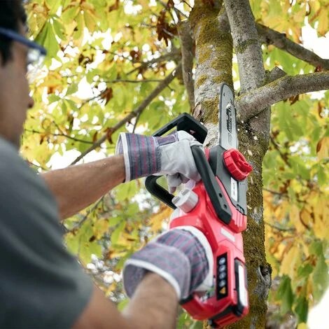 Tronçonneuse à Batterie Au Lithium 20V, épée Oregon 304mm, Chargeur + Batterie Inclus, Vitesse 5m/s - Greencut GS200L – Image 3