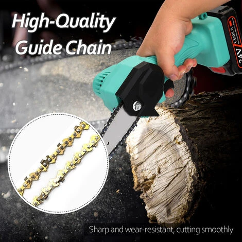 ASUPERMALL 230Mm Mini Portable 65 # Mn Chaine A Chaine Electrique Electrique S-Aw Accessoire De Remplacement Pour La Coupe Du Bois – Image 4