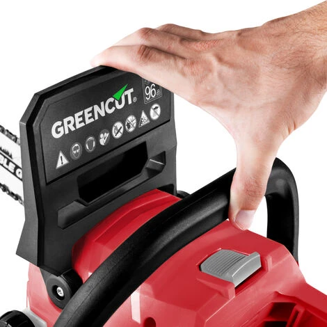 Tronconneuse à Batterie Au Lithium 56V (non Incluse) Et Vitesse Maximale De 19m/s, épée 16" (Oregon) + étui à épée, écran LCD - Greencut GS560L – Image 3