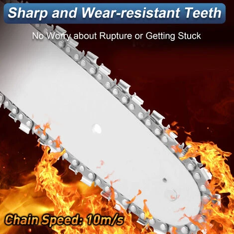 ASUPERMALL 24V 4 Pouces Mini Scie D'Élagage Électrique Portable Rechargeable Petite Scie à Chaîne De Fendage Du Bois Outil De Travail Du Bois à Une Main Pour Clip De Branche De Verger De Jardin, Bleu, 1 Batterie – Image 4