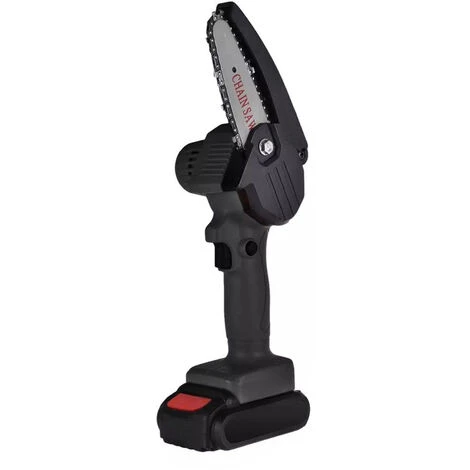 LIFCAUSAL Tronçonneuse Sans Fil Rechargeable Portative Pour L'élagage D'arbres De Coupe De Bois Noir