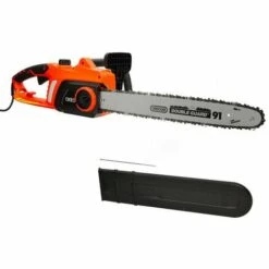 OXEO Tronçonneuse Électrique 230V - 2200 W - Auto-Affûtage - Guide De 50 Cm - Système Anti-rebond De La Chaîne