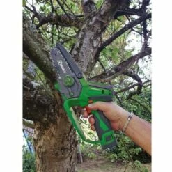 RIBIMEX Elagueuse Batterie 12volt, Guide 153mm, Diamètre Coupe 100mm