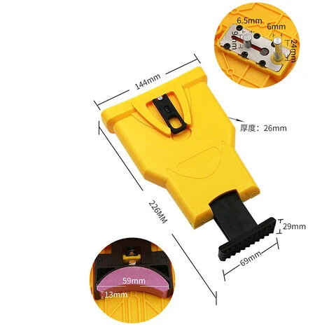 VERSAILLESFR Affûteur De Tronçonneuse, Ensemble D'affûteur De Tronçonneuse Avec 3 Pierres à Aiguiser, Outils De Travail Du Bois Rapides Pour Bûcherons, Tondeuses à Gazon, Tronçonneuses -Versailles – Image 2