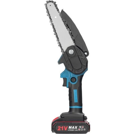 ASUPERMALL 21V 6Inch Scies D'élagage électriques, Petite Tronçonneuse Pour Fendre Le Bois, Moteur à Balai Pour Le Jardin Et Le Verger, 1 Batterie - 1 Batterie