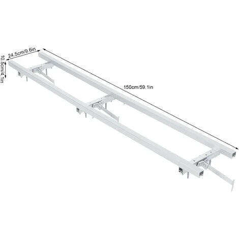SZYB Dioche Kit De Système De Guidage De Moulin à Rail Pièces Accessoires De Scie à Cha?ne Pour La Coupe De B?ches à Bois (1,5 M / 5 Pi) – Image 4