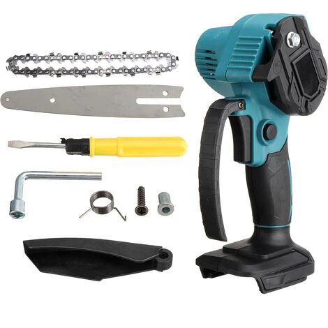 JMAX 88VF 2000W Scie à Chaine électrique Sans Fil Tronconneuse électrique 6 Inches (Machine Seule) Bleu – Image 2