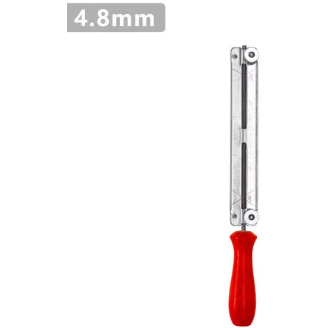 GUAZHUNIFR Trousse De Fichiers Pour Affûteuse De Tronçonneuse En Acier Affûtage De Kit De Fichier Pour Une Tronçonneuse De Tronçonneuse Avec Manche En Bois Dur Scie à Chaîne à Essence Tronçonneuse 4.8mm-Guazhuni – Image 2