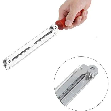 GUAZHUNIFR Trousse De Fichiers Pour Affûteuse De Tronçonneuse En Acier Affûtage De Kit De Fichier Pour Une Tronçonneuse De Tronçonneuse Avec Manche En Bois Dur Scie à Chaîne à Essence Tronçonneuse 4.8mm-Guazhuni – Image 5