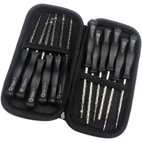 SUPERSELLER Lot De 12 Outils De Réglage De Carburateur Avec Outil De Nettoyage Pour Remplacement De Petit Moteur à 2 Cycles Pour Tronçonneuse Poulan Husqvarna STHIL ECHO Weedeater - Noir Argent – Image 4