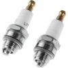 DECKON Bougie D'allumagede Tronçonneuse Et Débroussailleuse Pour Moteur à Deux Temps,2pcs