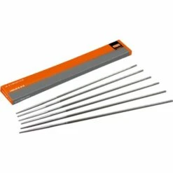 Pack De 6 Limes Rondes 4,8mm Bahco Pour Tronçonneuse