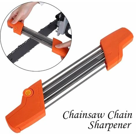 LANGRAY Aiguiseur De Chaîne De Tronçonneuse, Kit D'affûtage De Tronçonneuse Et Outil De Meulage De Chaîne Avec Poignée Pour Aiguiser Rapidement N'importe Quelle Chaîne, Remplacement De Meuleuse – Image 2