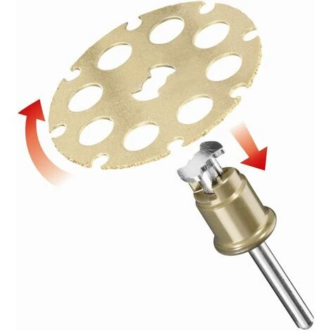 SUPERMARKET Disque De Découpe En Carbure SpeedClic - Disque à Tronçonner Pour Les Bois Et Le PVC, Diamètre 38mm, Accessoires SpeedClic Pour Outils Rotatifs Multifonctions,Superma,or – Image 2