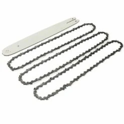 JMAX Guide Tronçonneuse Stihl 16'' + 3 Chaînes 3/8"LP 050'' 55 Pour STIHL 009 012 021 E180 MS180 MS190 MS250 HT70