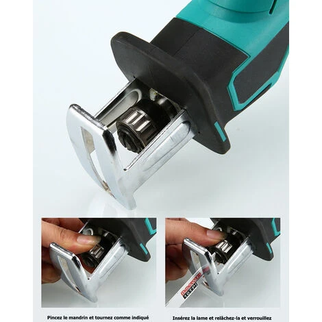 Cisea Scies à Chaîne Sans Fil De 4 Pouces Avec Batterie Rechargeable, Tronçonneuse, Mini Sécateurs électriques 24V, Tronçonneuse à Main Sans Balais – Image 4