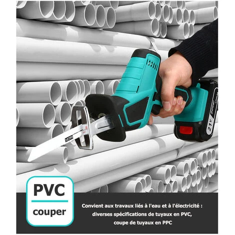 Cisea Scies à Chaîne Sans Fil De 4 Pouces Avec Batterie Rechargeable, Tronçonneuse, Mini Sécateurs électriques 24V, Tronçonneuse à Main Sans Balais – Image 5