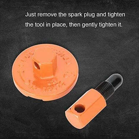 GALOZZOIT 1 Ensemble De 2 Pcs Outil D'embrayage Enlèvement De Volant En Métal Outils De Démontage Arrêt De Piston Tronçonneuse Outils Pour Embrayage Weeder Leaf Blower Entretien – Image 2