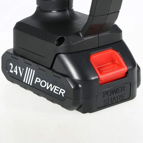 JOORRT Mini Tronçonneuse 6 Pouces Tronçonneuse électrique Sans Fil Scie D'élagage De Jardin Tronçonneuse Portable Avec 2 * 24 V Batterie Tronçonneuse à Main Avec 2 Chaînes De Remplacement – Image 2