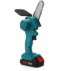 LUCKY-88 Scie électrique à Une Main Rechargeable Pour Mini Tronçonneuse à Bois (4 Pouces, Une Batterie, Une Charge)