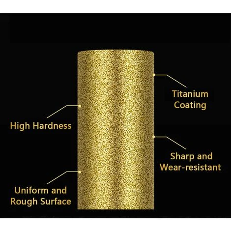 GroupM 12 Pièces Pierre Lime Tronçonneuse Gravure Accessoire De Chaîne D'affûtage (or 4 Mm) – Image 5