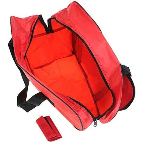 FLYME Sac De Rangement Universel Pour Tronçonneuse, Sac De Transport Pour Tondeuse à Gazon Portable Oxford, étui De Protection De 20 Po, Rouge – Image 4