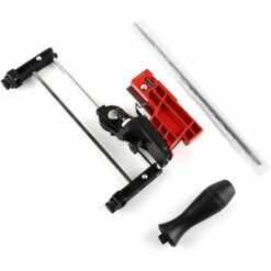 SUPERSELLER Guide De Classement Manuel Avec Lime Ronde De 5/32" Et Poignée En Plastique Pour Affûter La Scie à Chaîne - 4.0mm