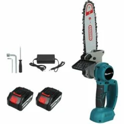 JMAX Tronçonneuse à Batterie Scie à Chaine Sans Fil électrique 1500W 288VF 22900mah Avec 2x Batterie