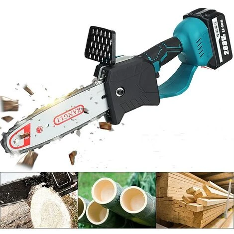 JMAX Tronçonneuse à Batterie Scie à Chaine Sans Fil électrique 1500W 288VF 22900mah Avec 2x Batterie – Image 2