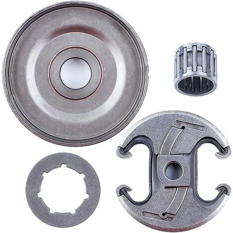 DECKON Tambour D'embrayage Embrayage Assy Pignon Jante Roulement à Aiguilles Kit Pour Husqvarna 340 345 346XP 350 351 353 445 450 E Tronçonneuse – Image 2