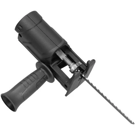 HAPPYSHOPPING Perceuse électrique à Tronçonneuse Accessoires Perceuse électrique à Scie Alternative Scie Sauteuse Universelle Scie Sauteuse électrique Scie Alternative Outil De Conversion Rapide Et Pratique Outil De Coupe Pour Le Travail Du Bois Avec 3 Lames – Image 2